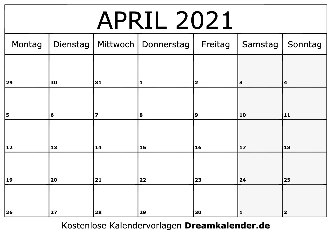 Featured image of post April Kalender 2021 Zum Ausdrucken : Dat kan erg handig zijn wanneer je op zoek bent naar een bepaalde datum (wanneer je vakantie hebt.