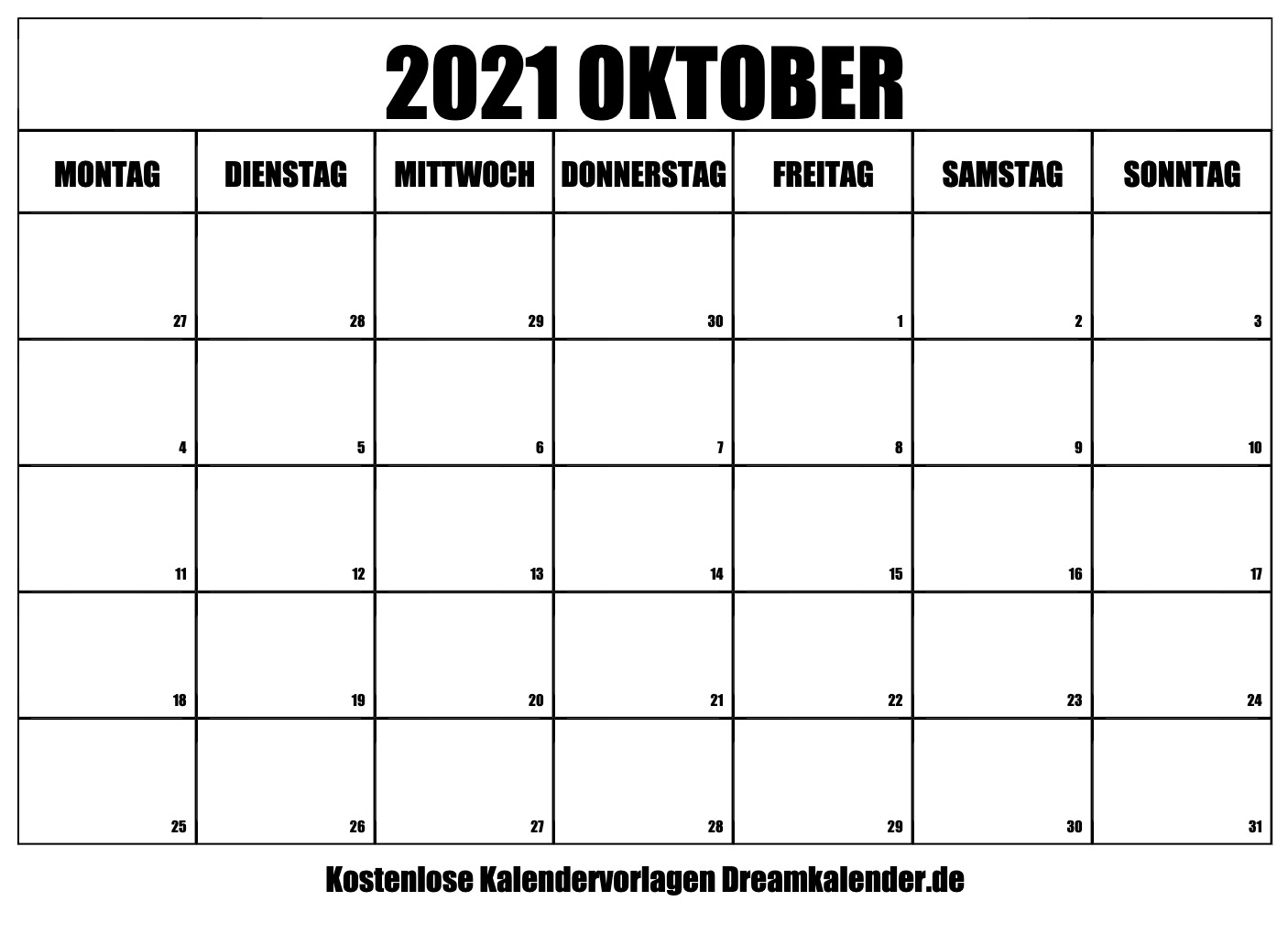 Kalender Oktober 2022 Kalender Oktober 2022